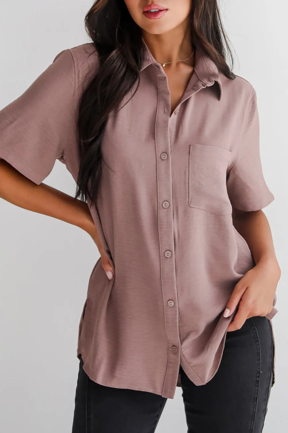 Button-Up Blouse