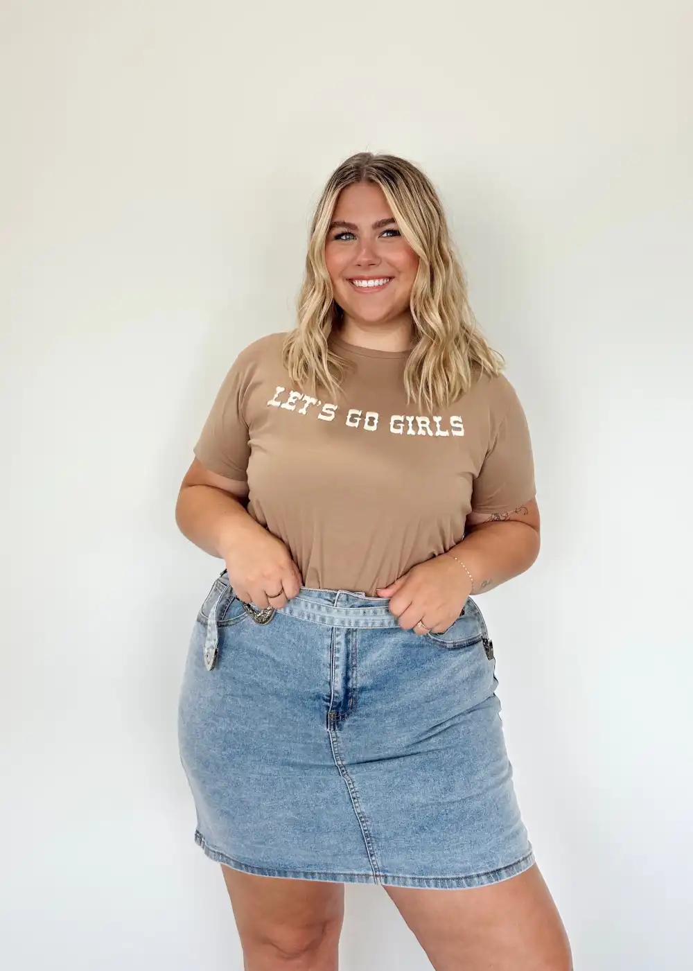 Honky Tonk Denim Skirt