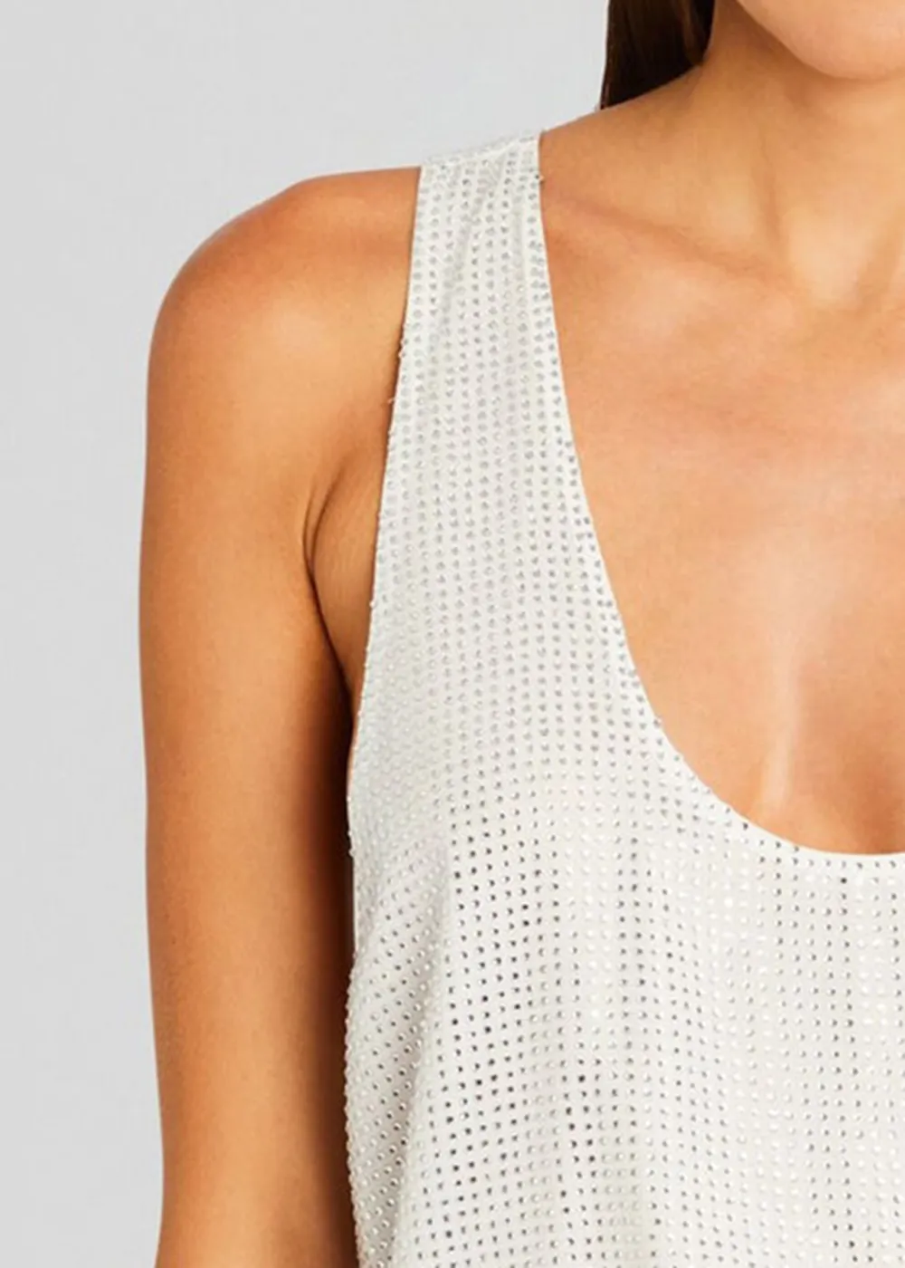 Embellished  Crew Neck Top