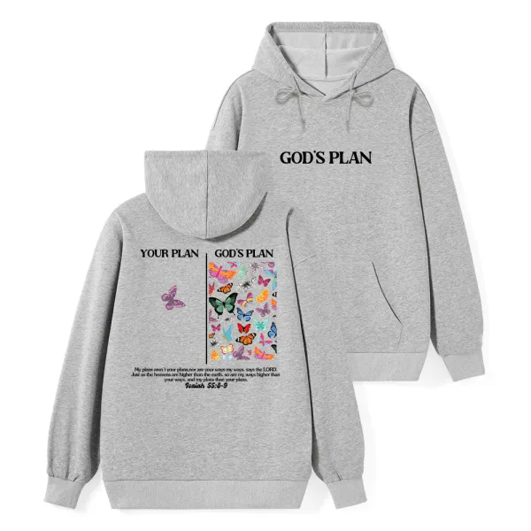Your Plan And God's Plan Classic Christian Hoodie