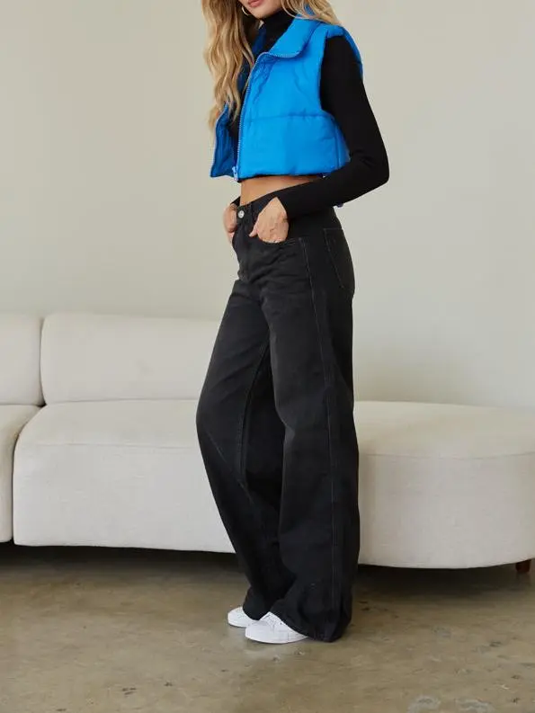 BDG Black Puddle Jeans