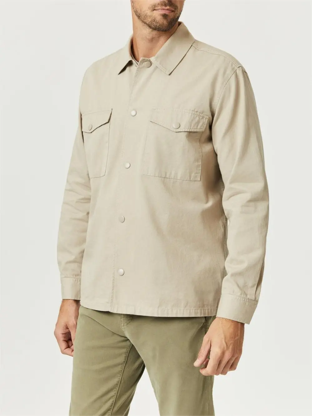 Khaki Utility - Style Men's Shirt