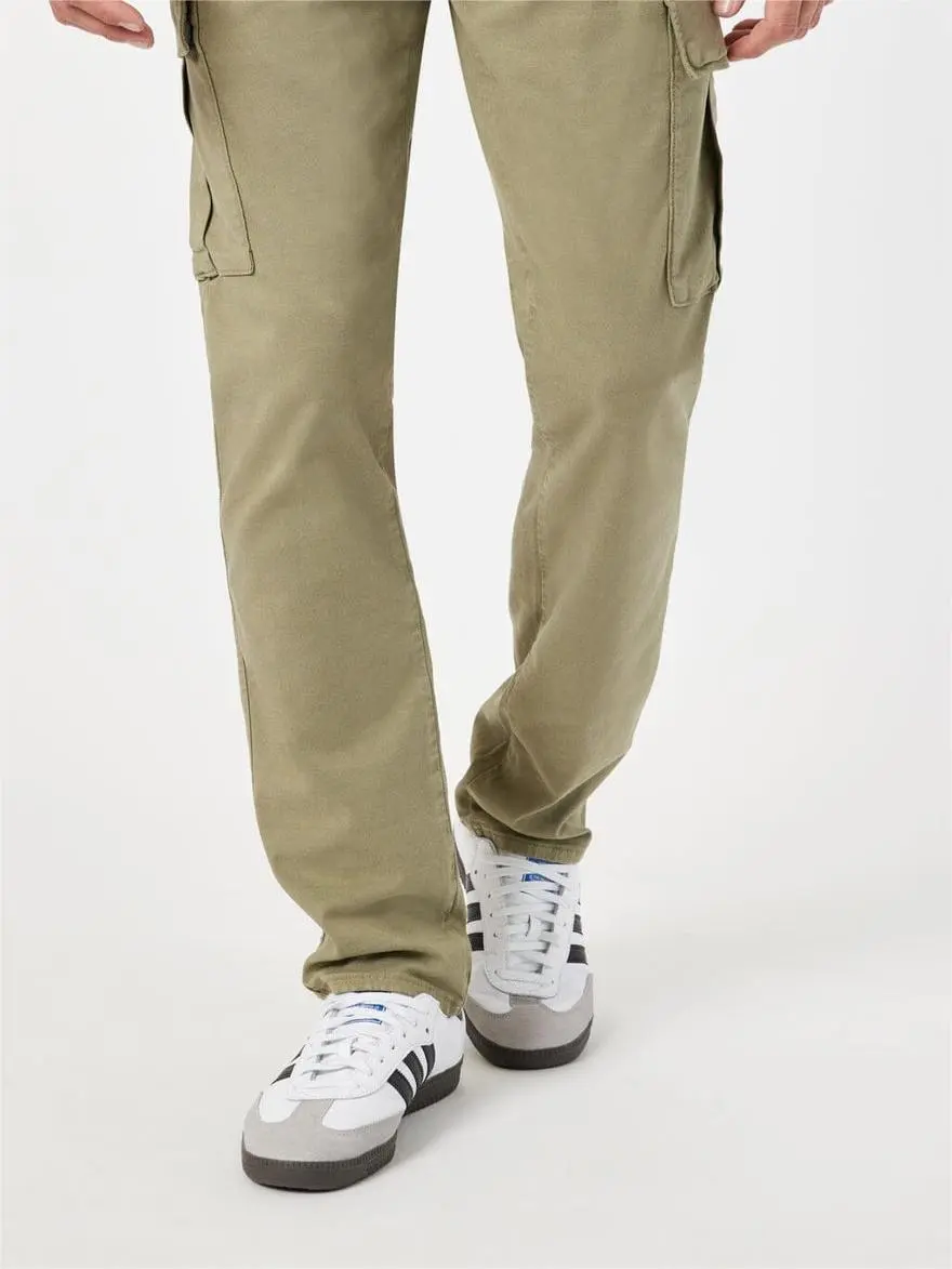 Slim Straight Cargo Pants