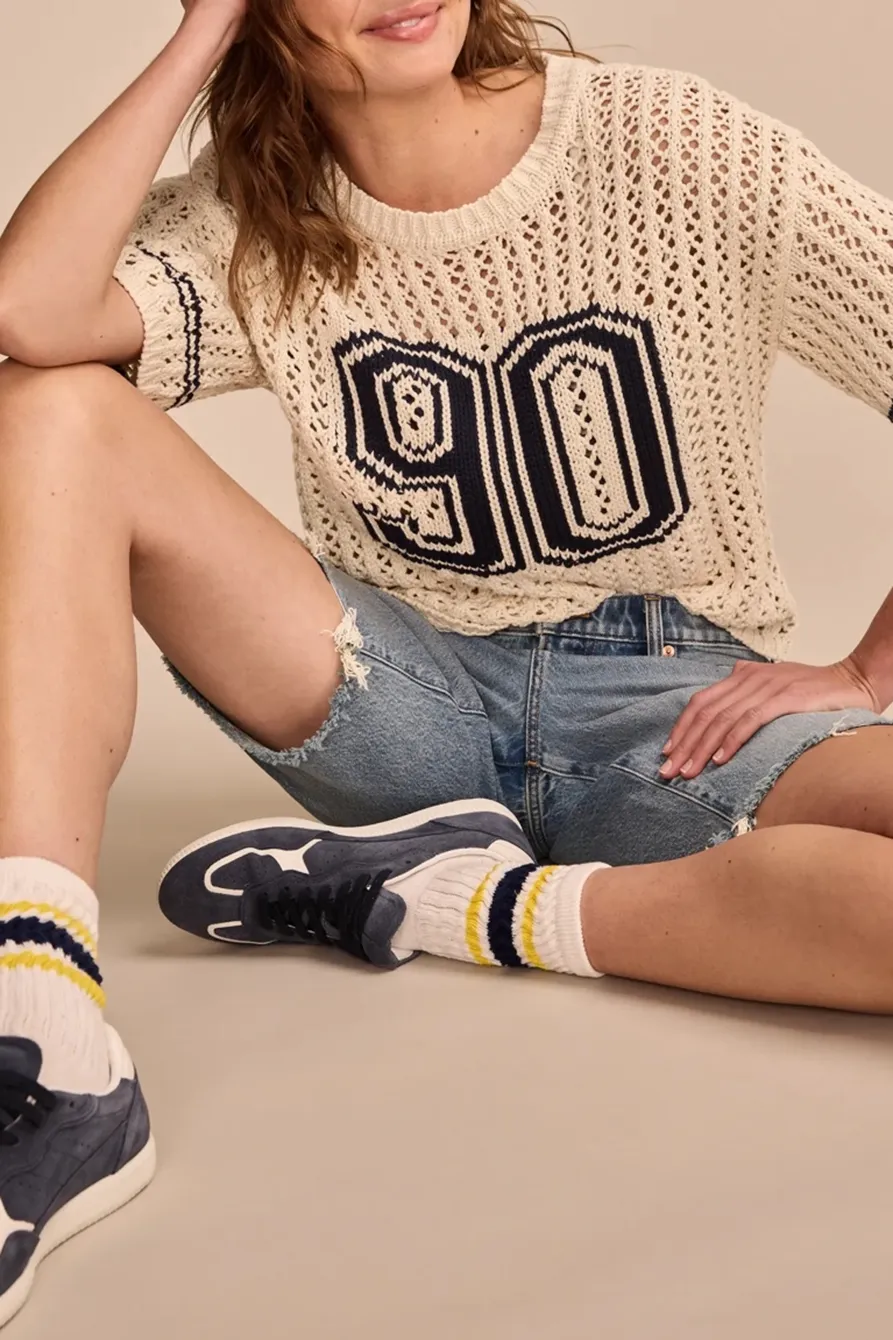 Turtledove Varsity Mesh Tee