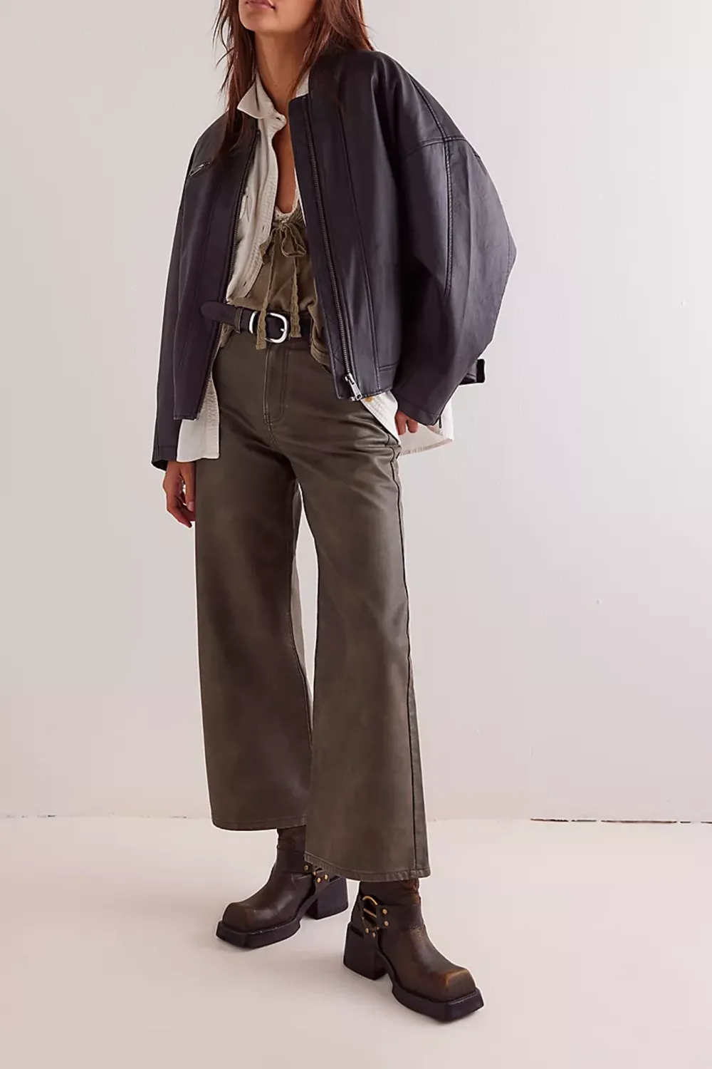 Wide Leg Utility Pants