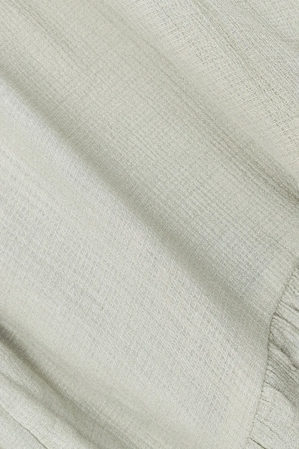 Loose Fit Ruffled Button Up Shirt