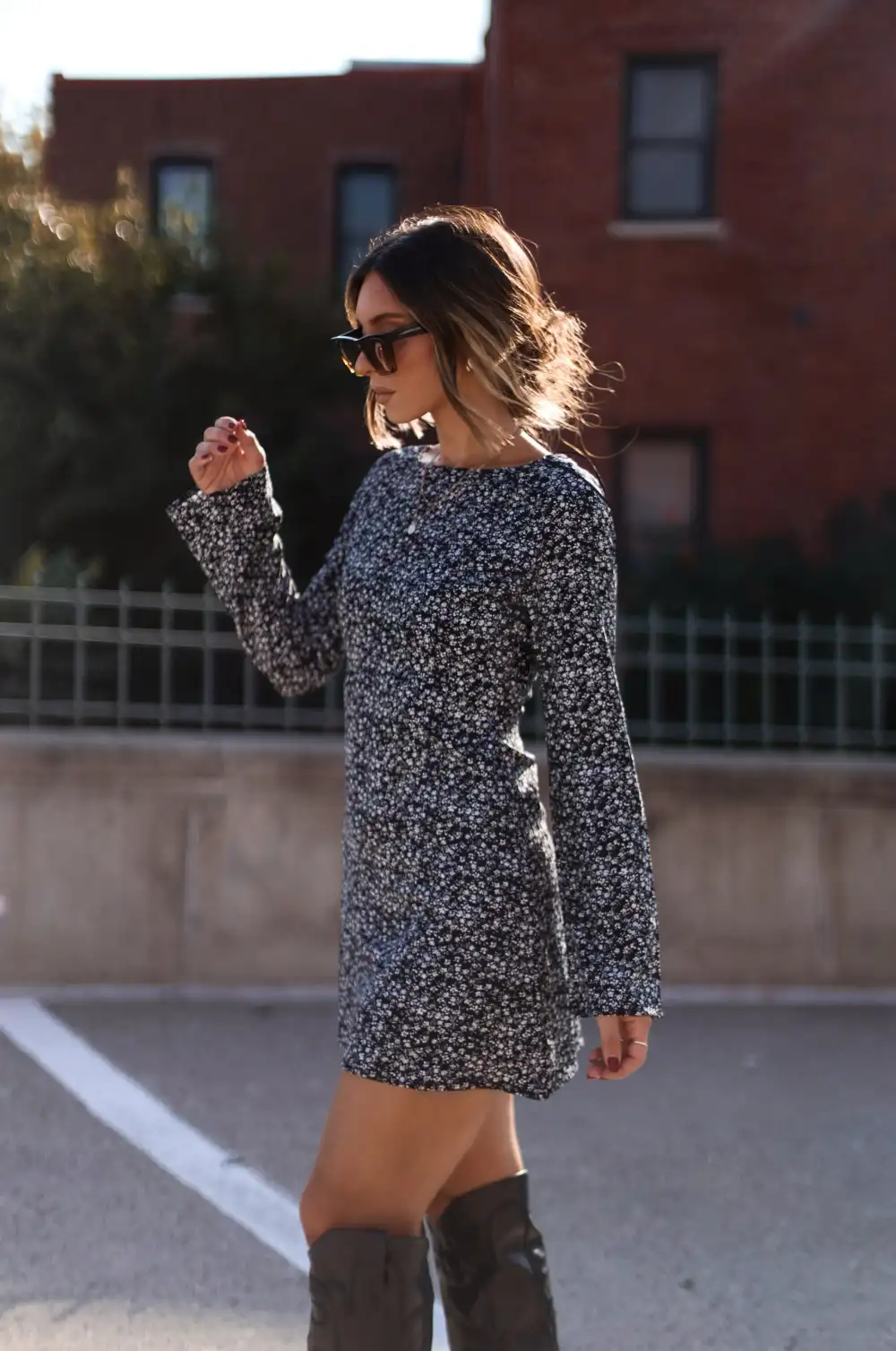 Flower Lane Mini Dress