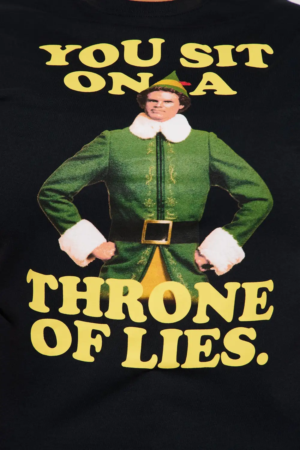 Throne Of Lies Elf Graphic Tee - Black