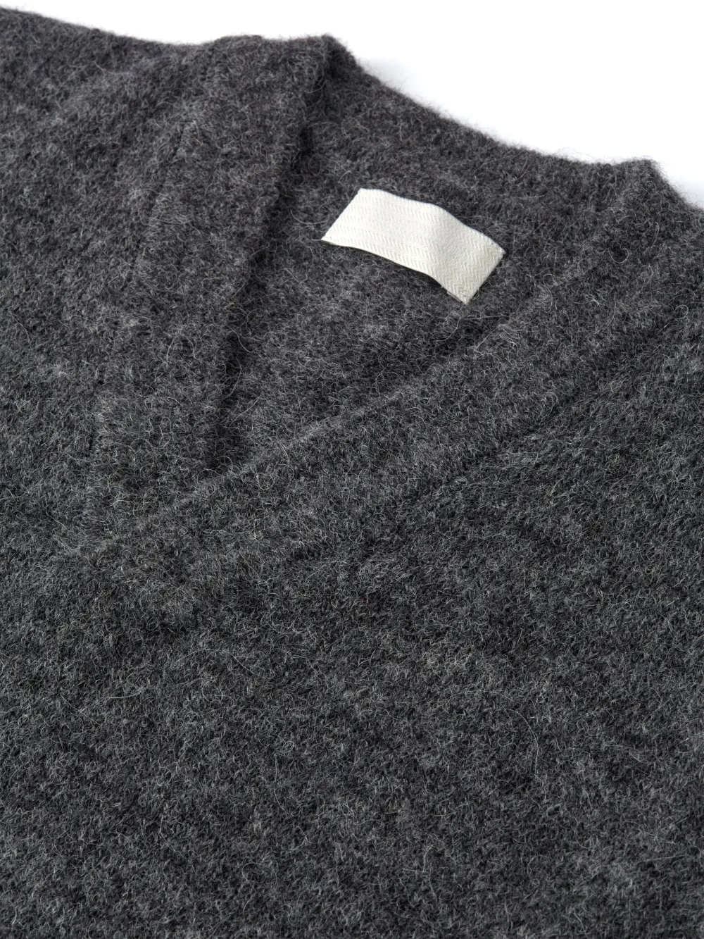 Grey Casual Style V Neck Vest