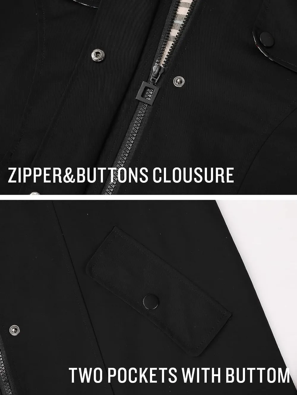 Women's Long Hooded Rain Jacket Outdoor Raincoat Windbreaker