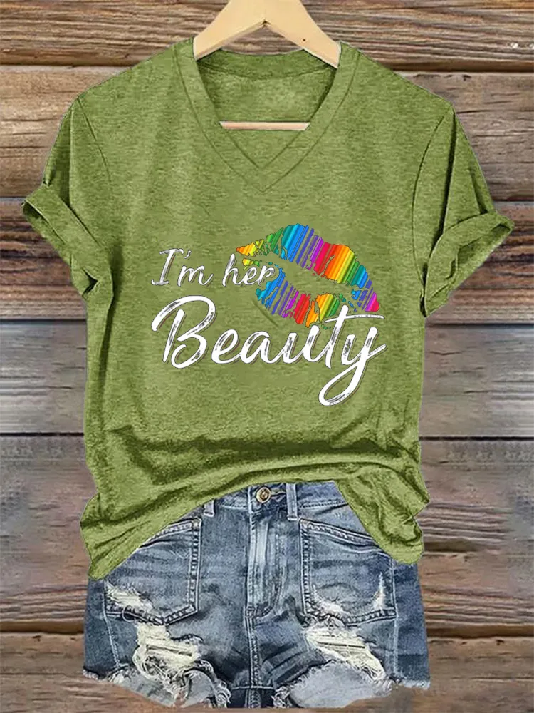 Women'S T-Shirt Im Her Beauty LGBT T Shirt