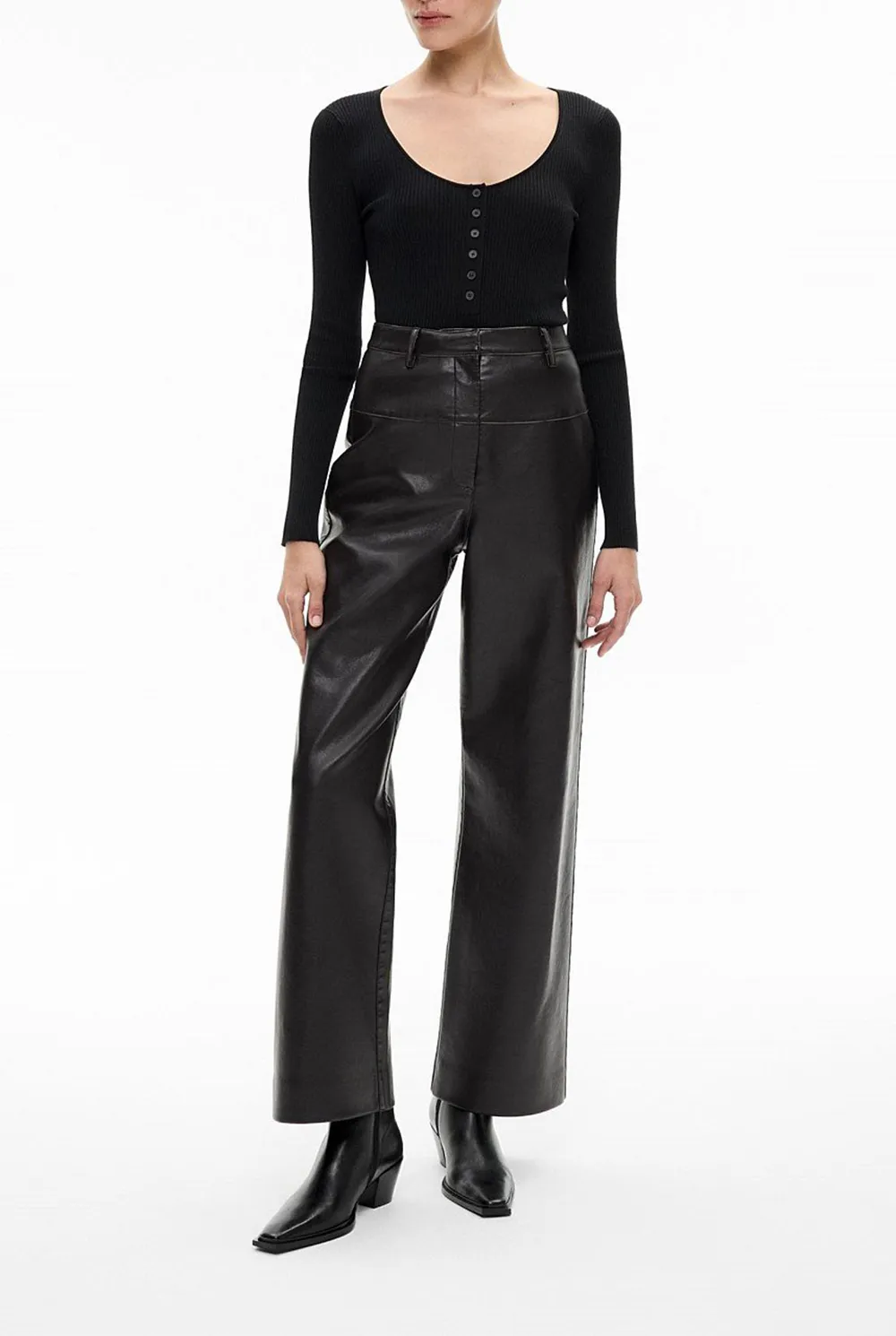 Black Exclusive Slim-Fit Sweater