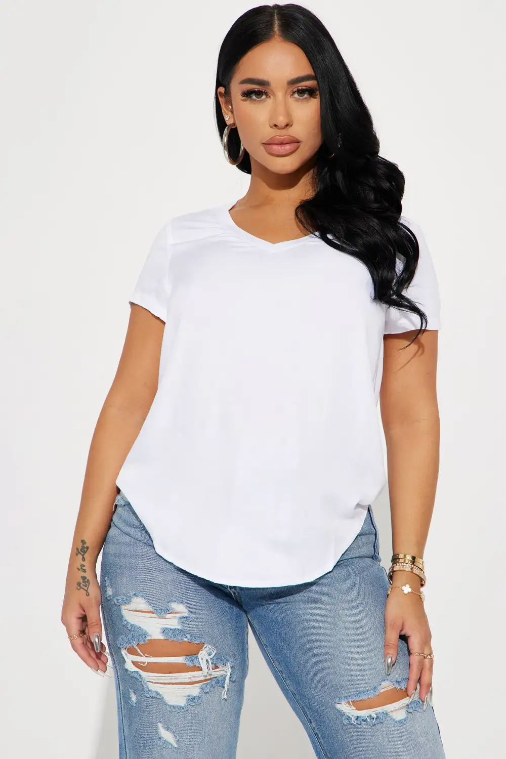 Follow The Routine Tee - White