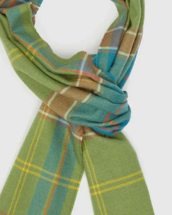 Tassels Multi Check Scarf