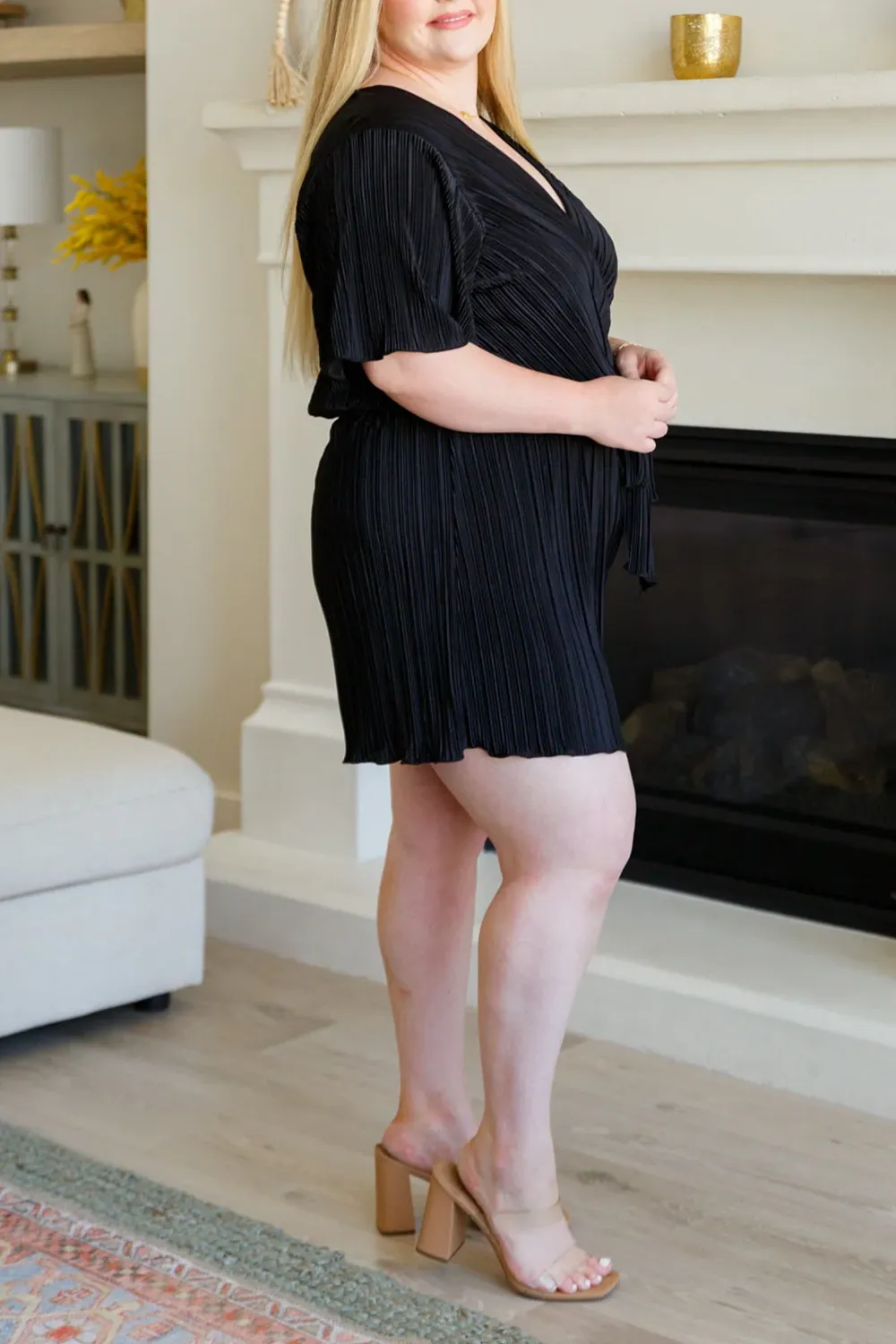 Loose Temperament Commuting  Black Jumpsuit