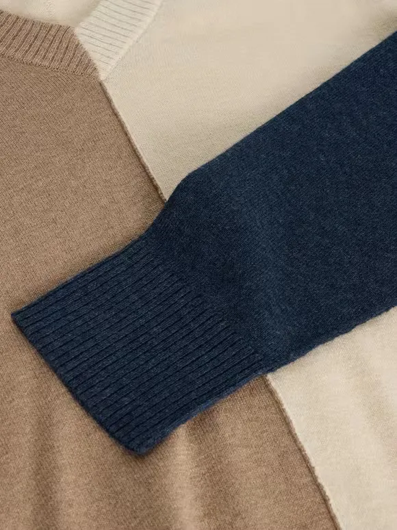 Long Sleeve V-Neck Jumper