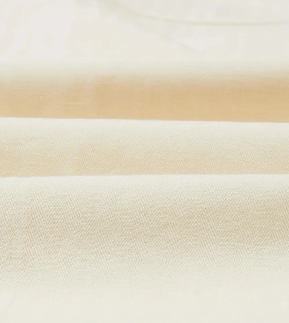 Bleach Wash Selvedge Denim Five-Pocket Jeans