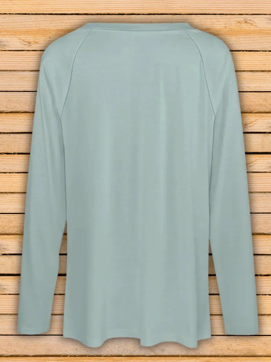 Wildlife Deer V-Neck Top