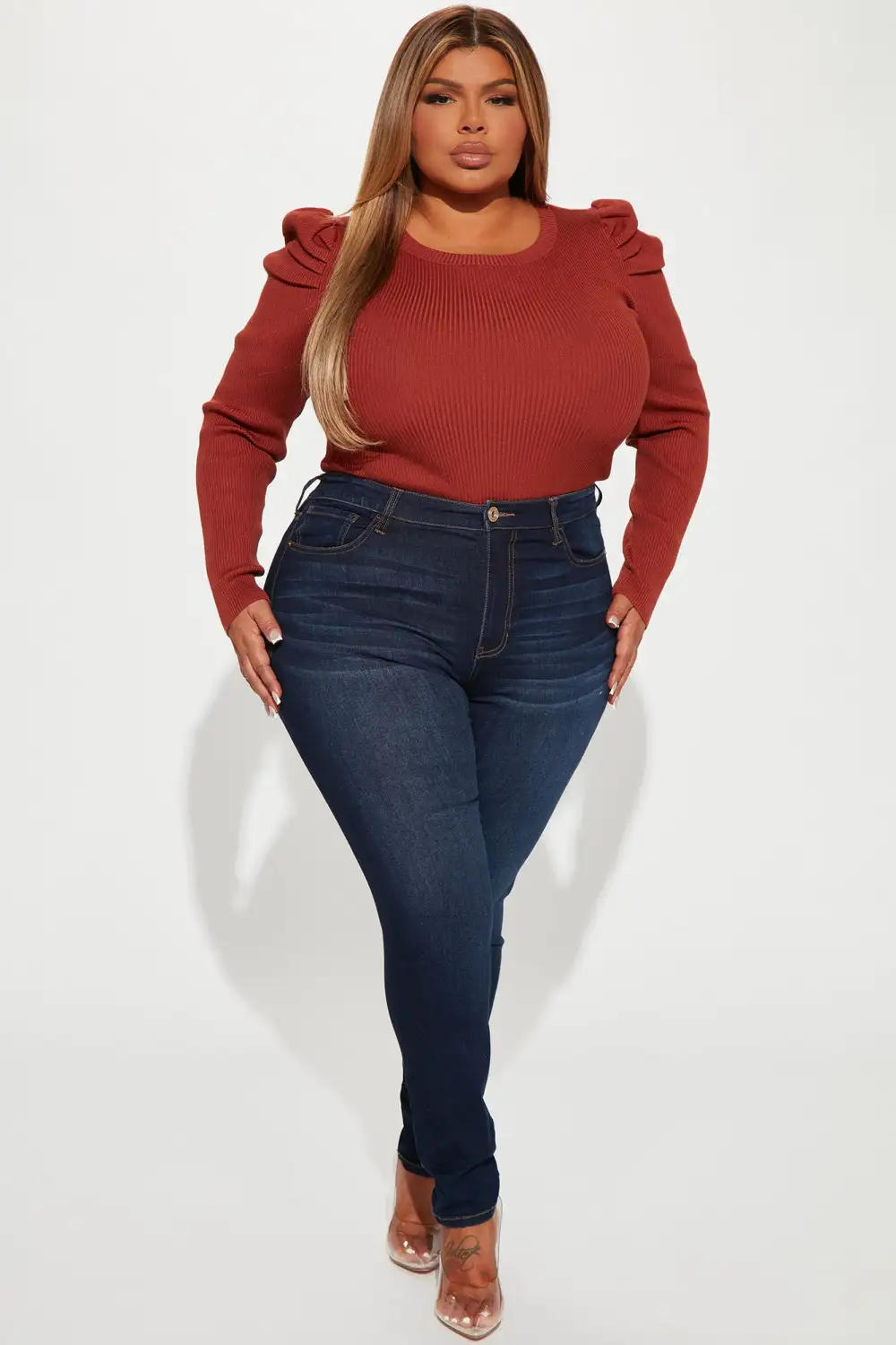 Real Love Sweater - Rust