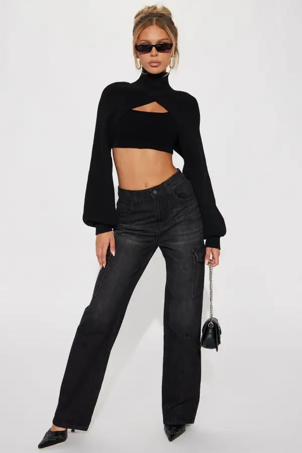 Strollin' Downtown Bolero - Black