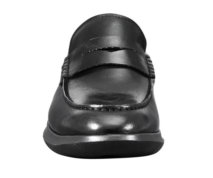 Black Polished Loafers