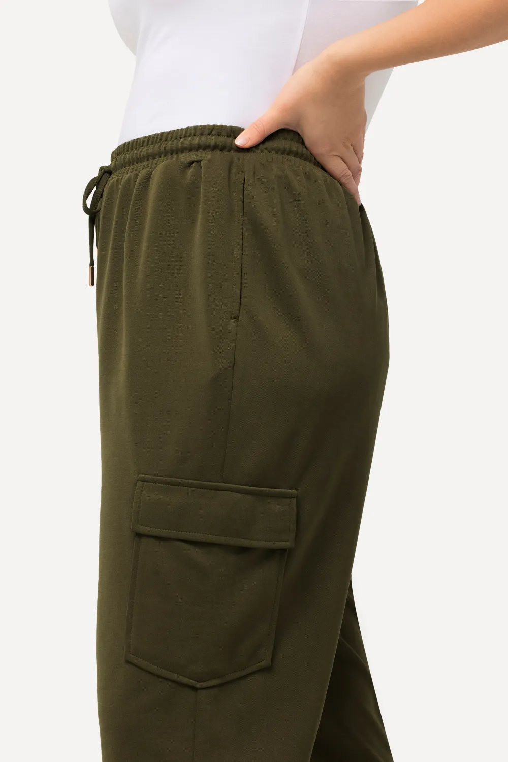 Parachute-Sweathose weites Bein Elastiksaum Modalmix