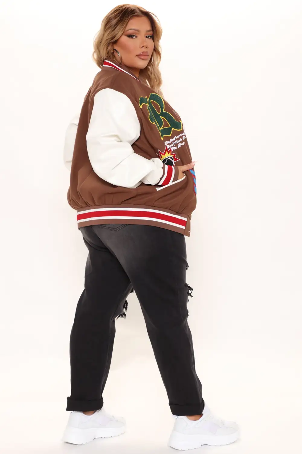 Winning Game Varsity Jacket - Chocolate