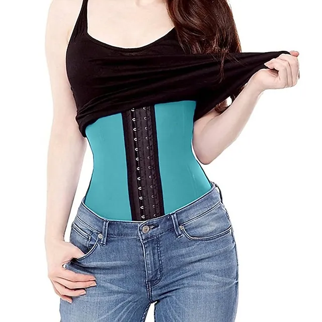 Body Shaper Sweat Waist Trainer Corset Sweat Shapewear Sports Spandex Neoprene Yoga Gym Workout Exercise & Fitness Tummy Control Slimming Weight Loss For Women