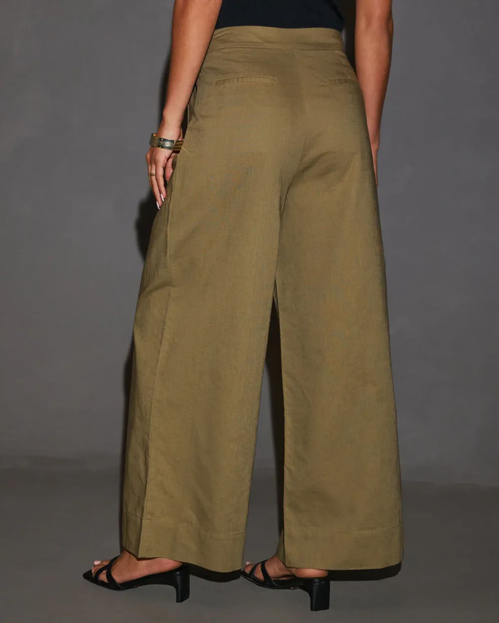 Wide Leg Linen Pants