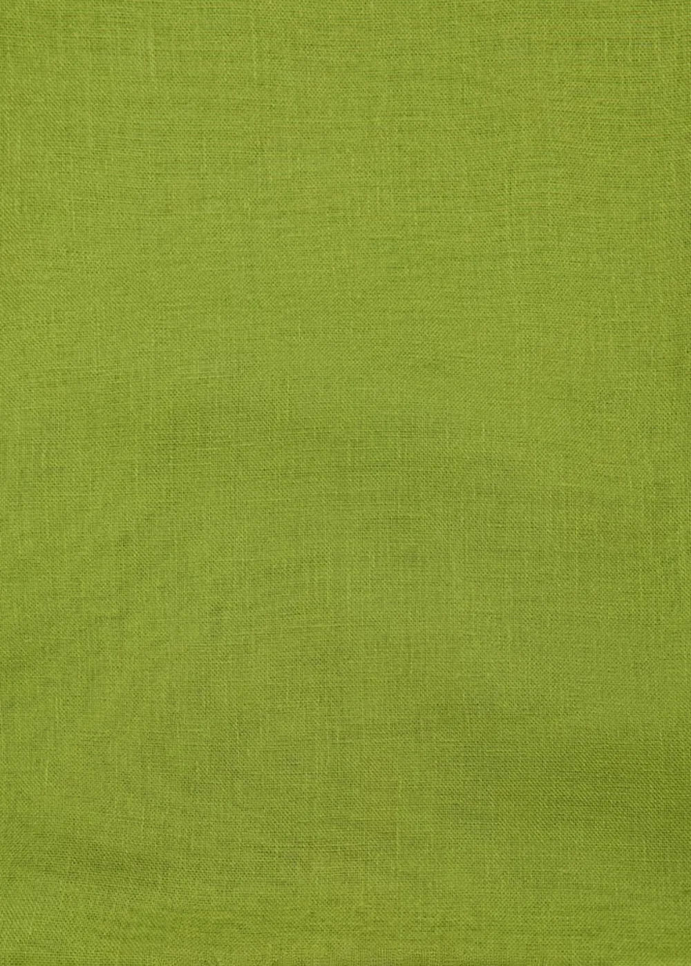 Green Linen-Blend Casual Style Scarf With Frayed Ends