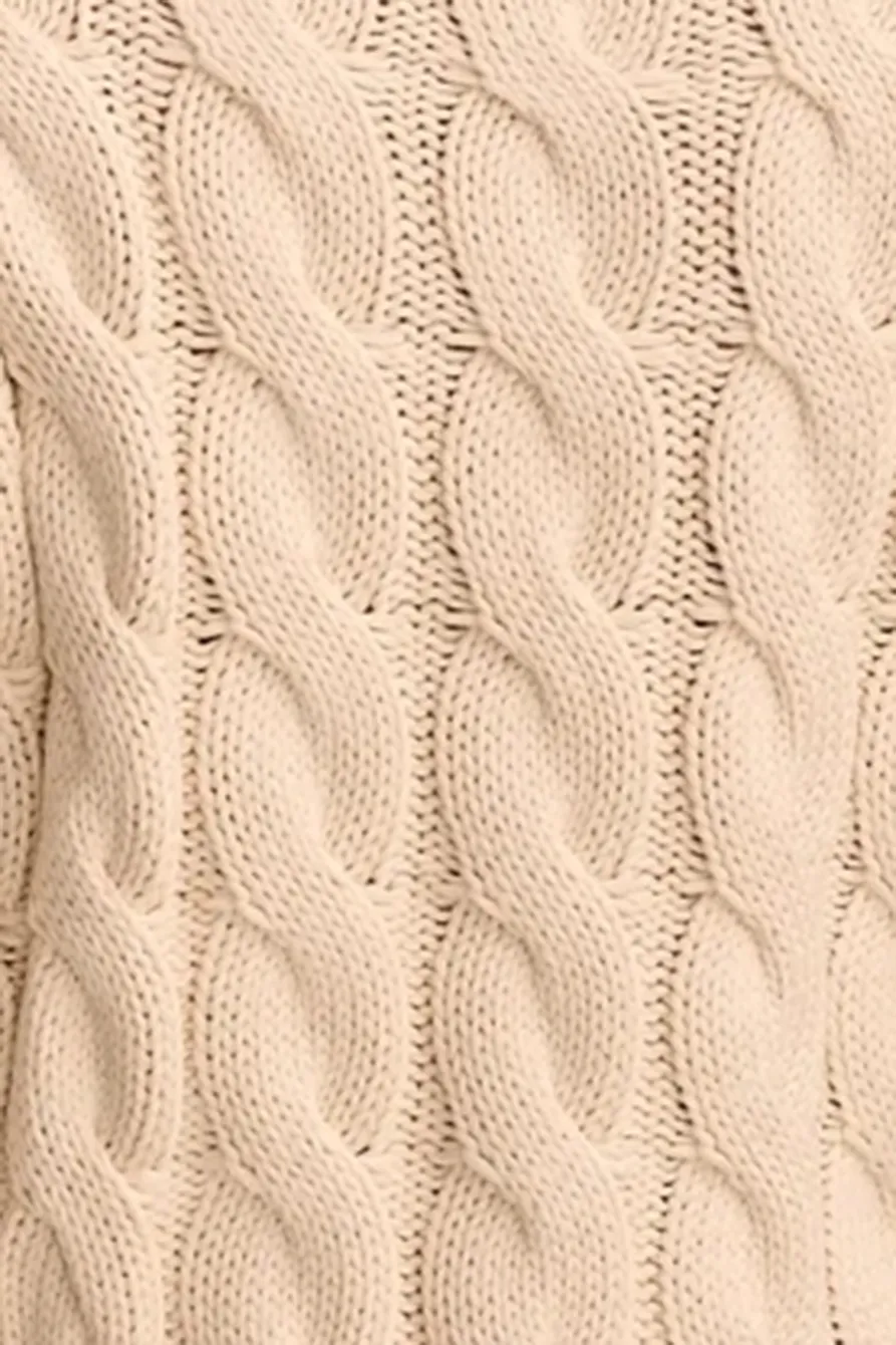 Turtledove Cable Sweater Pullover