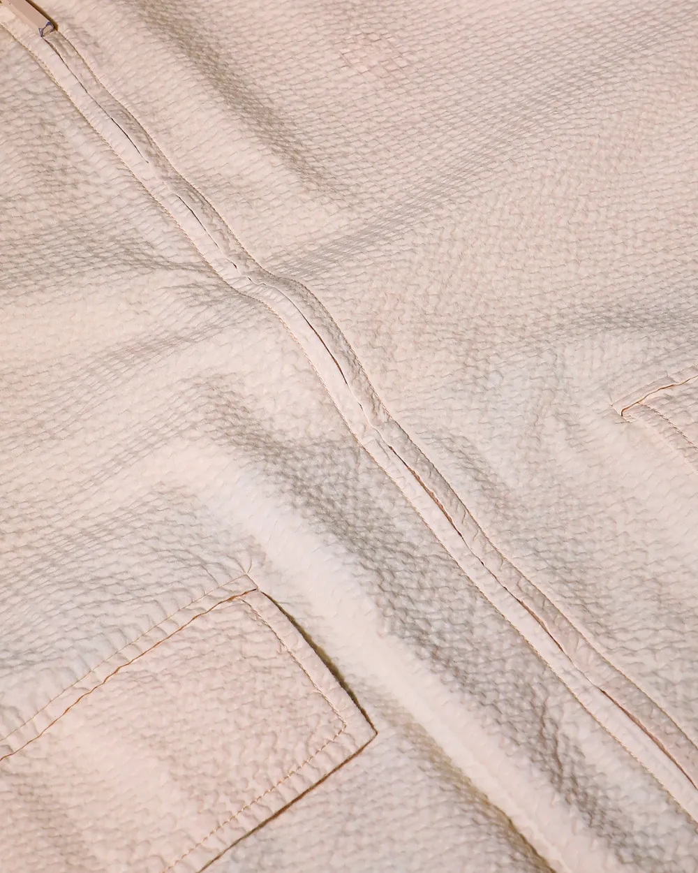 Versatile Comfortable Slim-Fit Peach Cotton Jacket