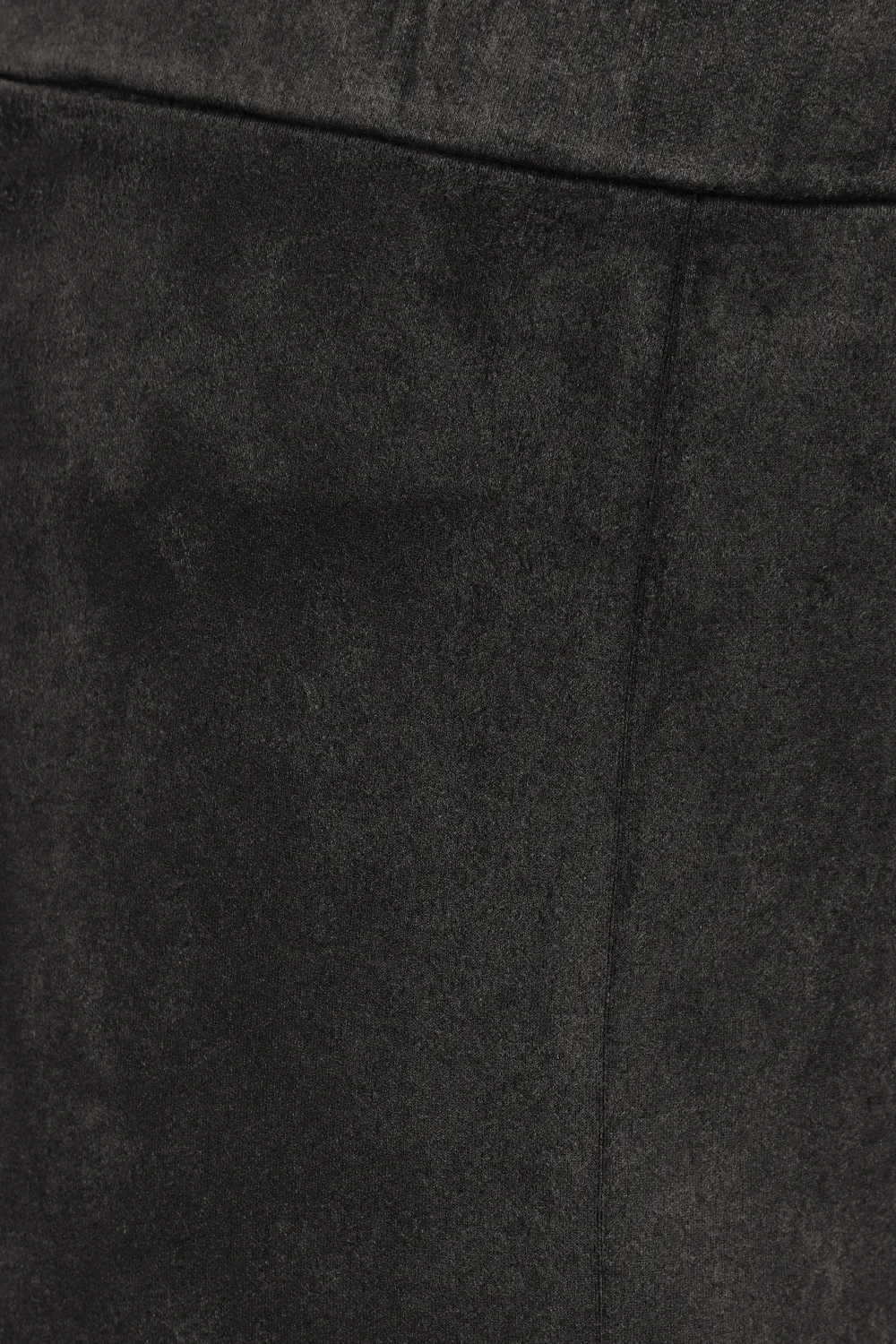 YOURS Curve Black Stretch Soft Touch Faux Suede High Waisted Leggings