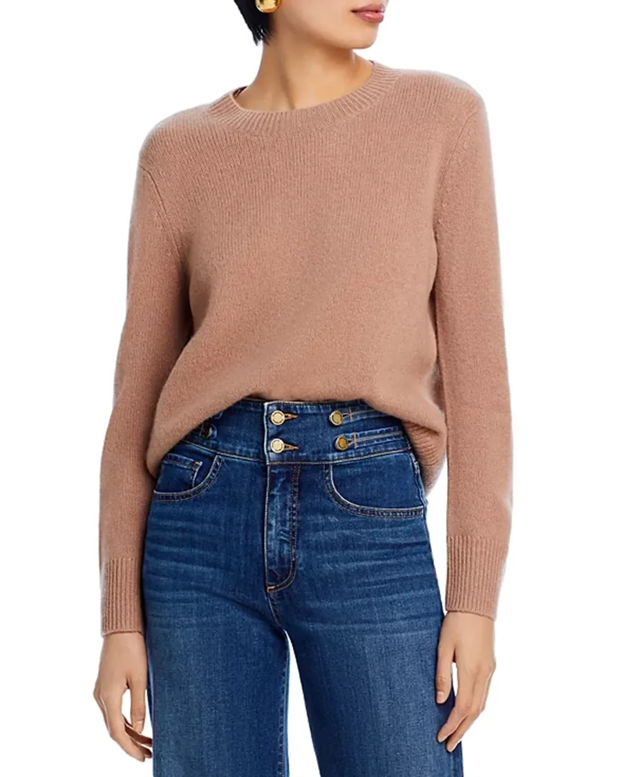Cashmere Crewneck Long Sleeves Sweater