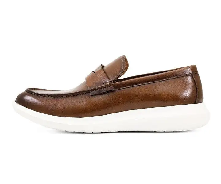 Cognac Dress-Casual Loafers