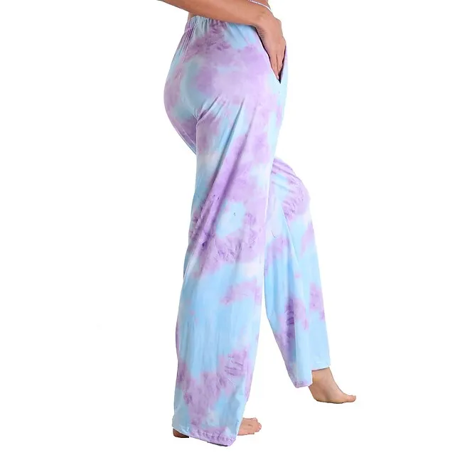 Women's Pajamas Pants Pjs Grid / Plaid Fashion Comfort Sweet Party Home Christmas Cotton Long Pant Pant Summer Spring Light Pink Black