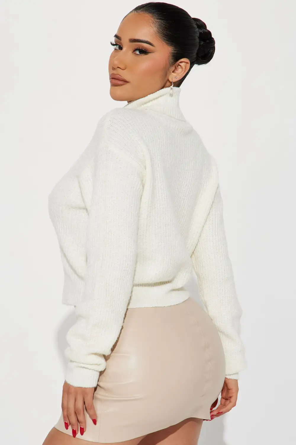 Shivani Turtleneck Sweater - Off White