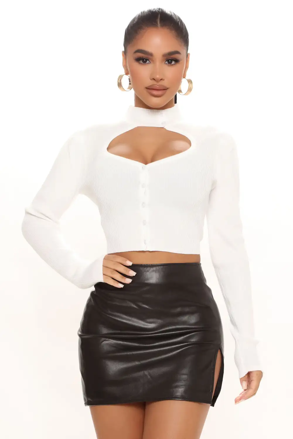 Thinking About You Sweater Top - Ivory