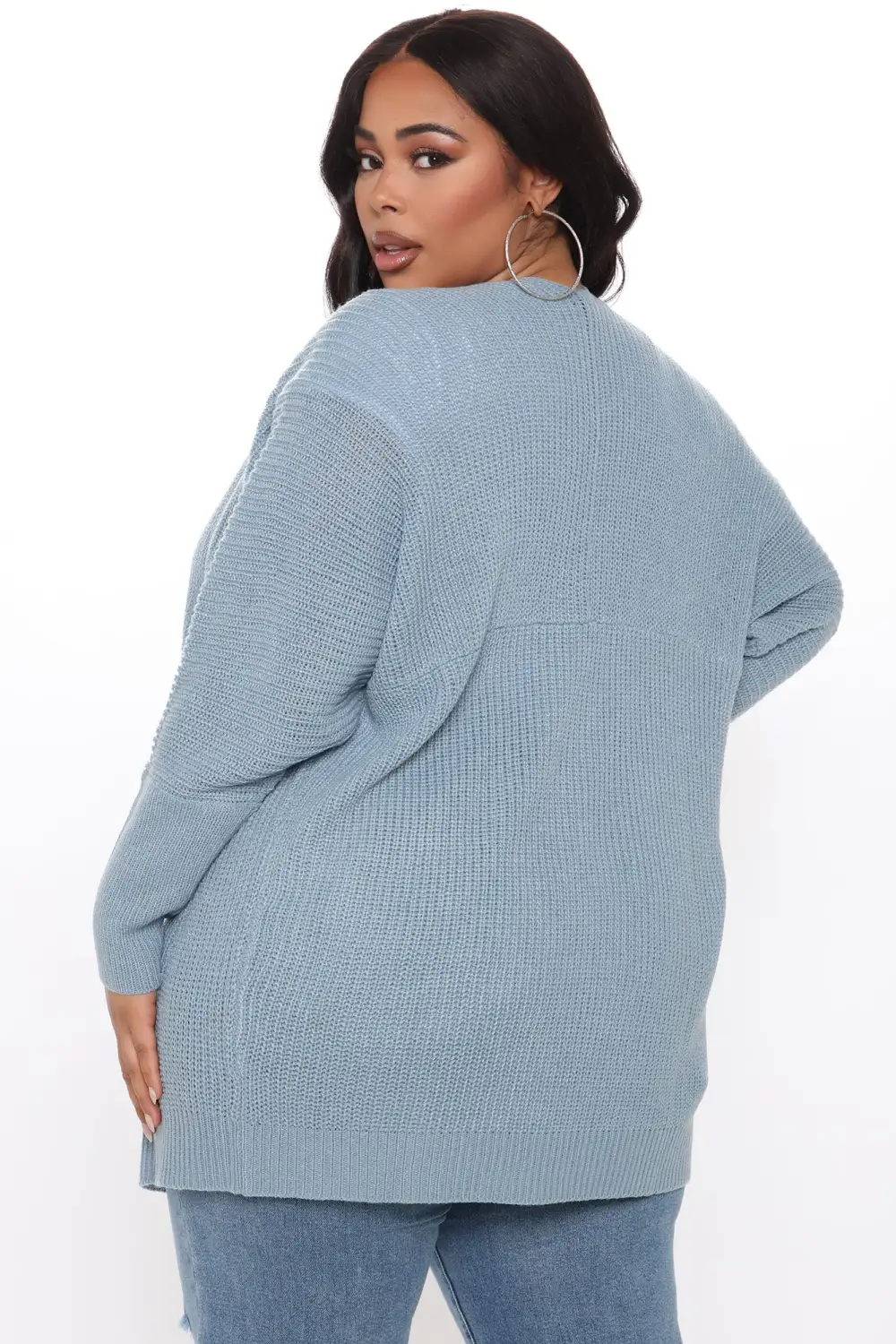 Reserved For You Cardigan - Dusty Blue