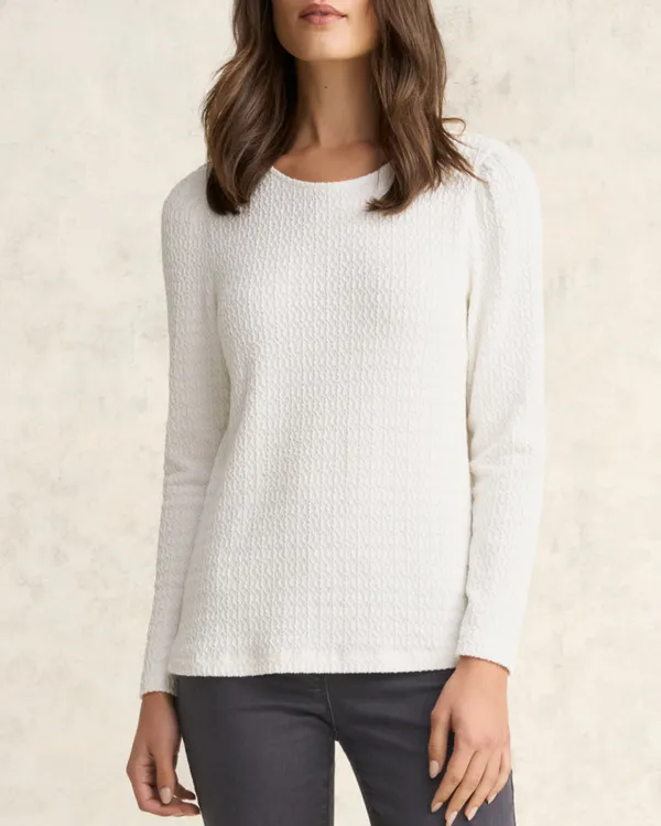 Textured Jacquard Top
