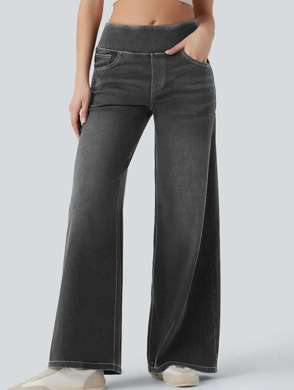 High Waisted Stretch Slim-Fit Jeans