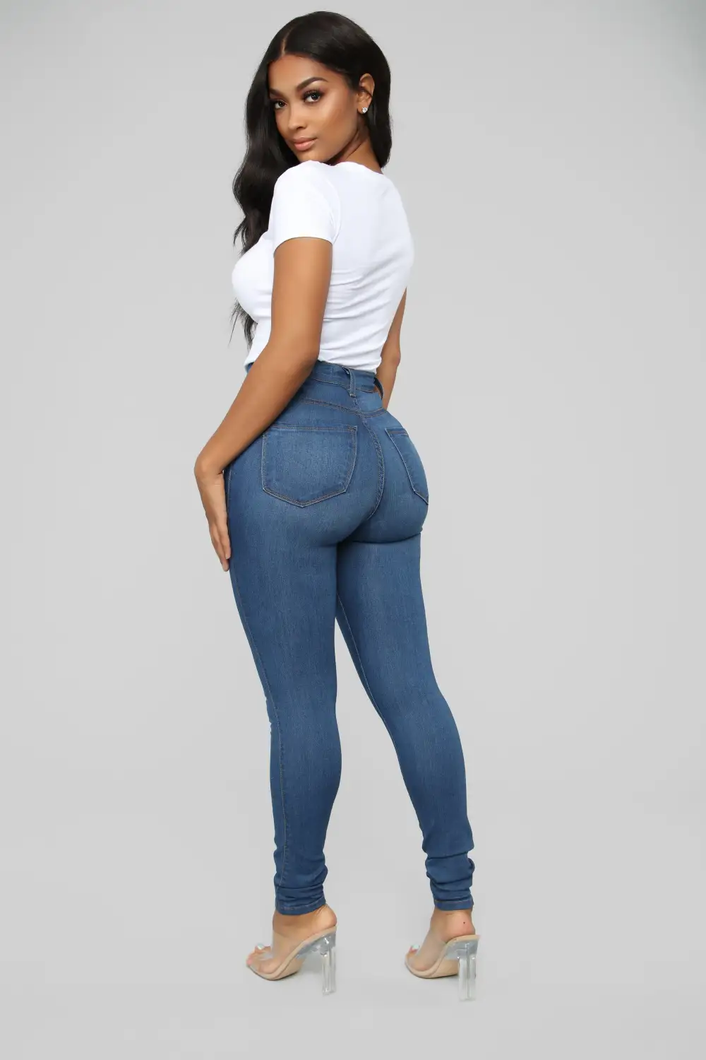 Sabrina Crew Neck Tee - White