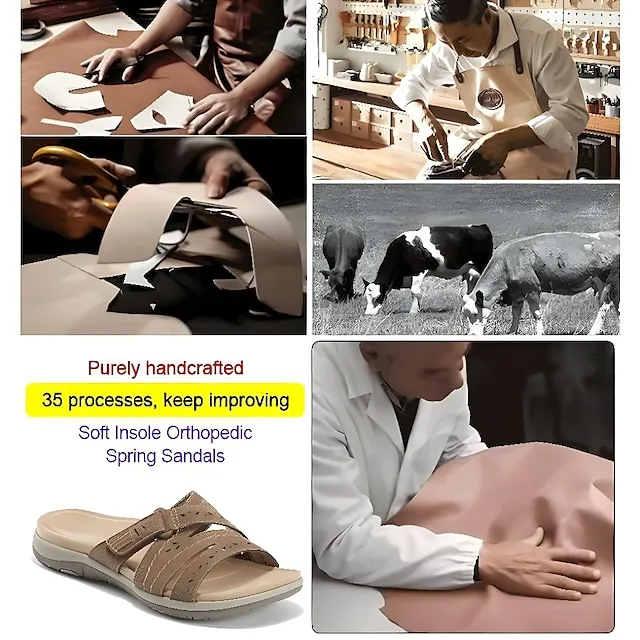 Women's Sandals Slippers Boho Bohemia Beach Flat Sandals Outdoor Slippers Daily Beach Summer Wedge Heel Classic Casual PU Solid Color Black White Pink