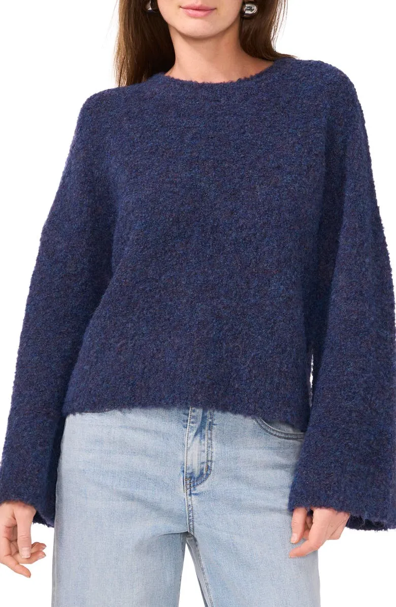 Crewneck Flare Sleeve Sweater