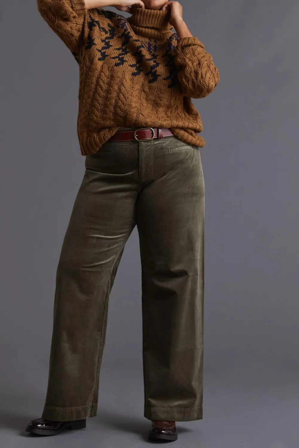 Colette Corduroy Wide-Leg Pants