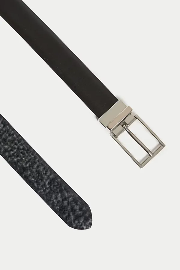 Reversible Adjustable Leather Belt