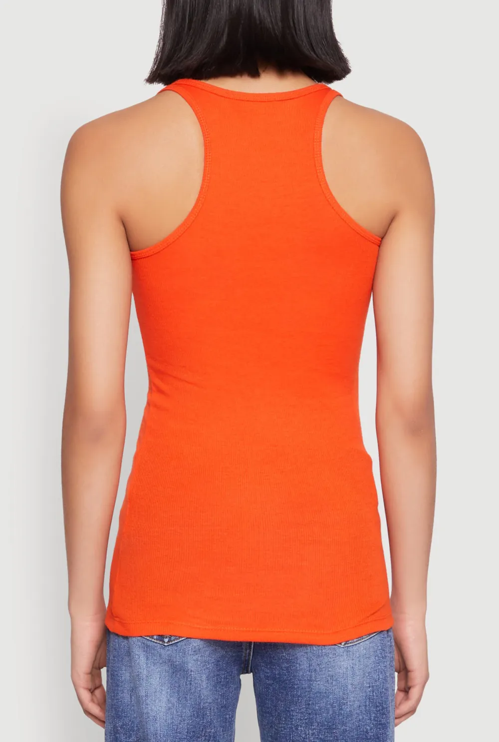 Solid Color Ribbed Vest