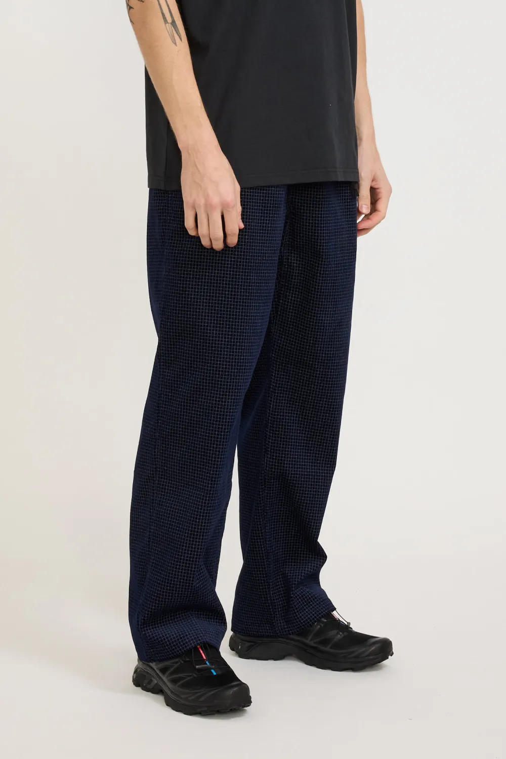 Small Plaid Casual Trousers