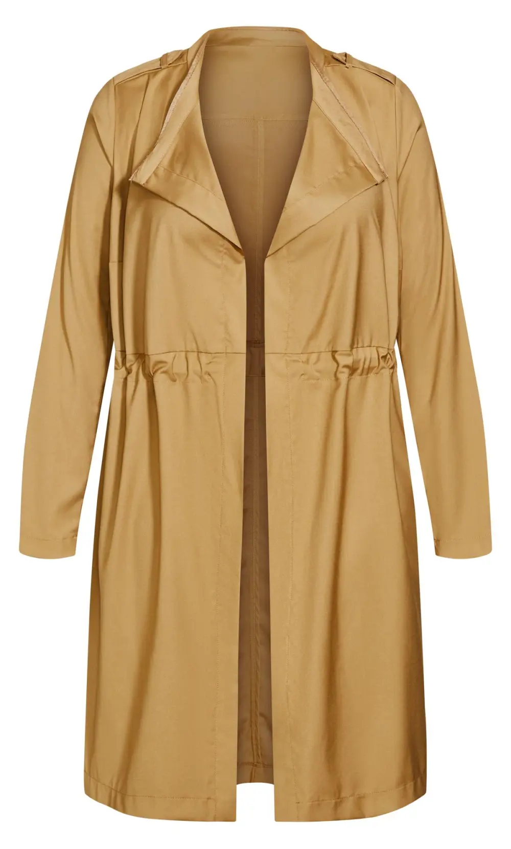 Evans  Brown Longline Jacket