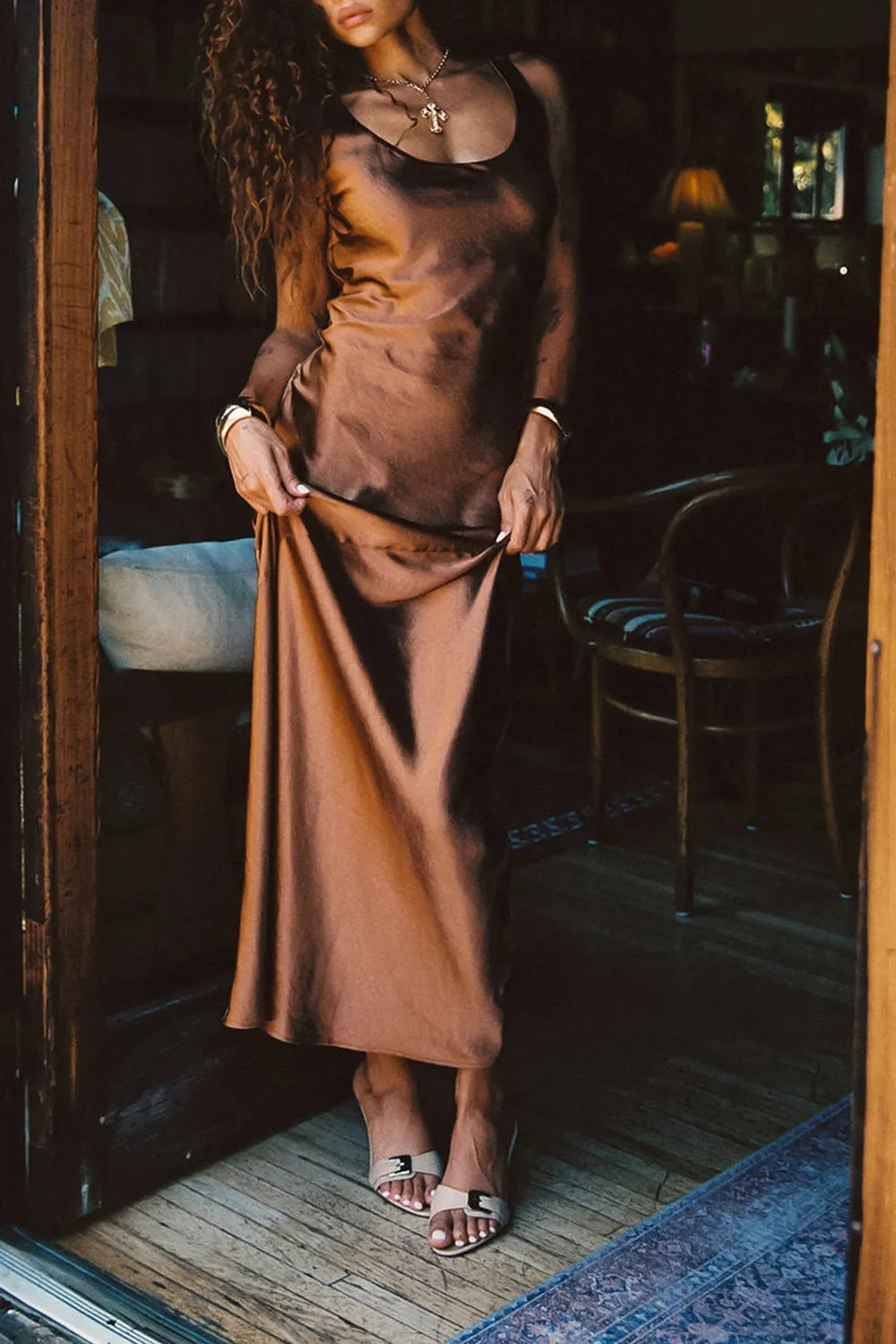 Gentle Silk Maxi dress